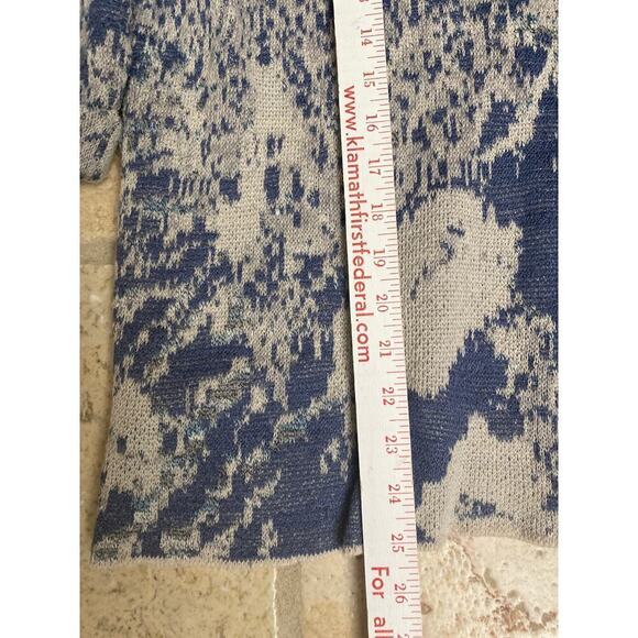 Nice+Zoe 1/2 Sleeve Sweater Womens XXL Cotton Blend cottage core Nautical Vneck - Picture 4 of 7